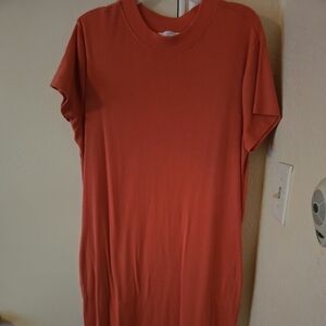 Women's Coral Sweater Dress